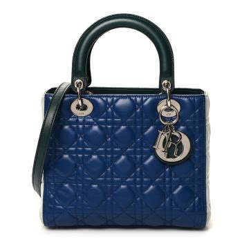 lady dior celeste|Lambskin Cannage Medium Tri.